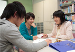 ・	Students take initiative in preparing for the National Nurse Examination.